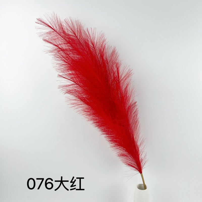 Single Flower Arrangement Reed Simulation Reed Big Pampas Wedding Decoration Fake Flower Artificial Pampas Grass - Image 1