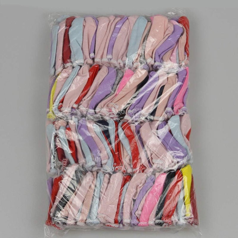 PRETYZOOM 50pcs Finger Cots Cotton Finger Guards Protective Fabric Finger Gloves Finger Protection Fingertip Cover Sleeves Random Color - Image 5