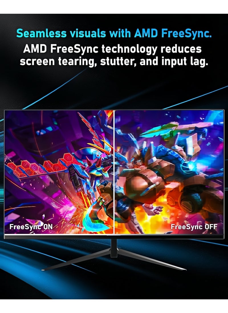 ​​23.8 Inch FHD Gaming Monitor | 165Hz Refresh Rate | 1ms Response | IPS Panel | 99% sRGB | Anti-Blue Light | HDMI/DP/USB | VESA Mount​
