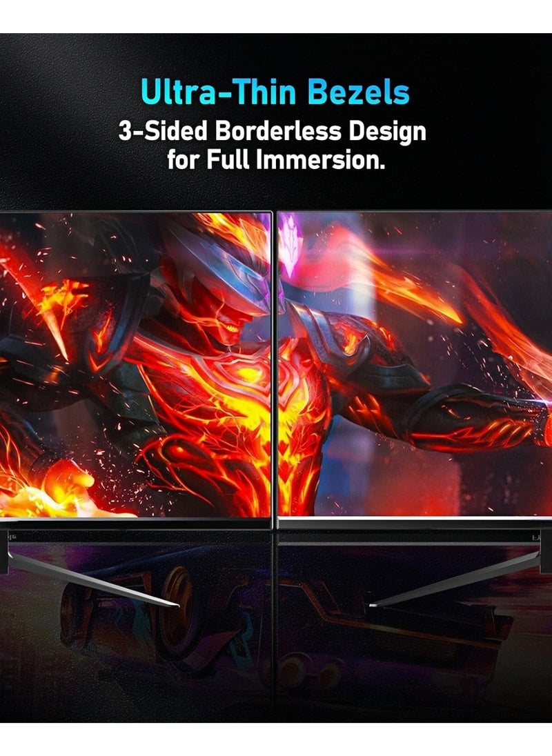 ​​23.8 Inch FHD Gaming Monitor | 165Hz Refresh Rate | 1ms Response | IPS Panel | 99% sRGB | Anti-Blue Light | HDMI/DP/USB | VESA Mount​