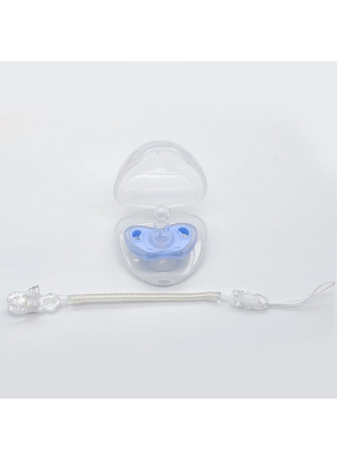 Round Head Pacifier Baby Supplies Apple Type Full Silicone Double Color Sleeping And Playing Baby