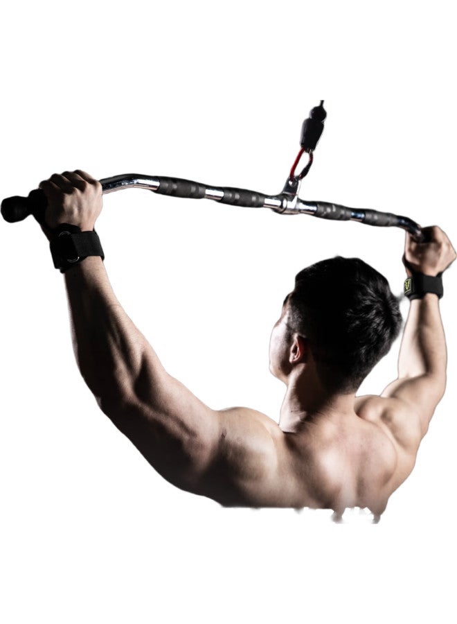 LAURASTAR Laura Star Ghost Back Assist Hard Pull Up Fitness Gloves Palm Protection Single Barbell Dumbbell Cowhide Sports Wristband Anti-Slip Brown - Image 2