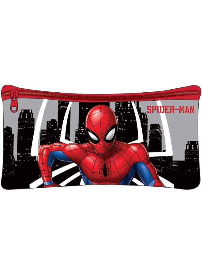 MARVEL Spider Man 5 in 1 Value Pack (16" Trolley Bag with Lunch Box, Lunch bag, Water Bottle and Pencil Case) - Image 3