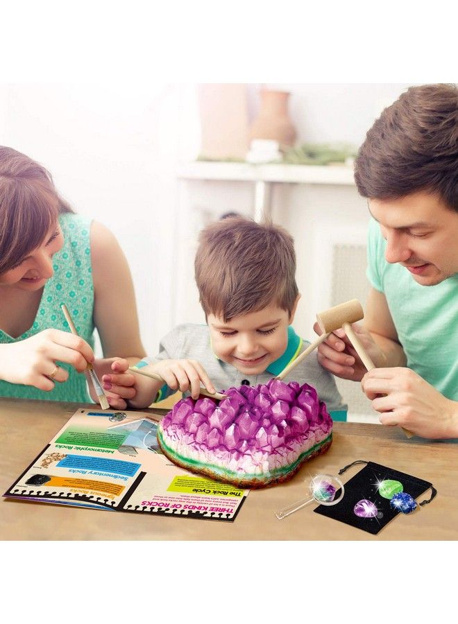 XX Toys Gemstone Dig Kit Dig Up 18 Real Gemstones And Crystals Science Kits For Kids Stem Toys For Age 68 Great Educational Geology Gifts For Boys & Girls Ages 57 - Image 5