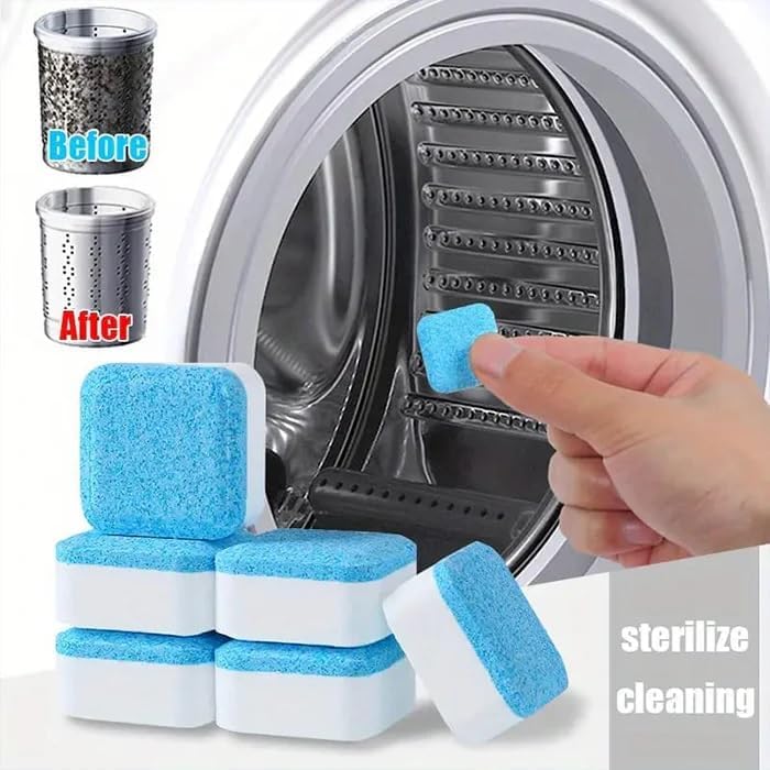 Washing Machine Cleaner Descaler Deep Cleaning Tablets For HE Front Loader & ... - Image 2