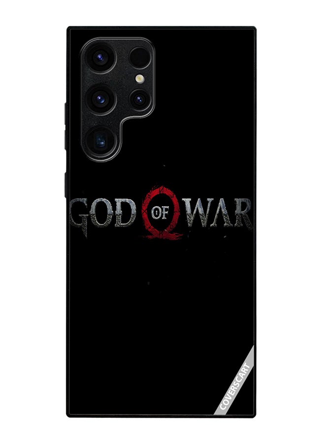 Protective Case Cover For Samsung Galaxy S25 Ultra God Of War Design Black