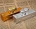 DS.DISTINCTIVE STYLE DSDISTINCTIVE STYLE Aluminum Alloy Dice 5 Pieces 16mm Portable Metal Dices with Case 6 Sided Dice for Party Game - Image 4