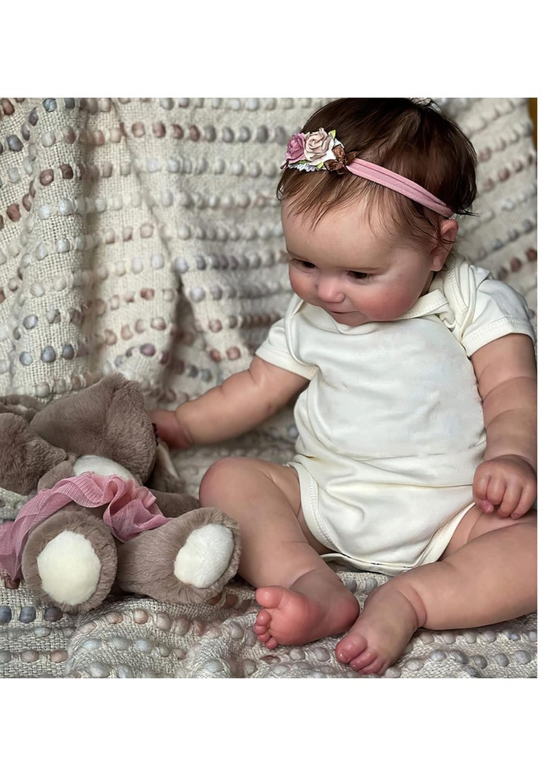 NPK NPK 20-Inch Realistic Reborn Baby Doll, Lifelike Newborn with Soft Body, Perfect Birthday Gift for Kids  - Image 2