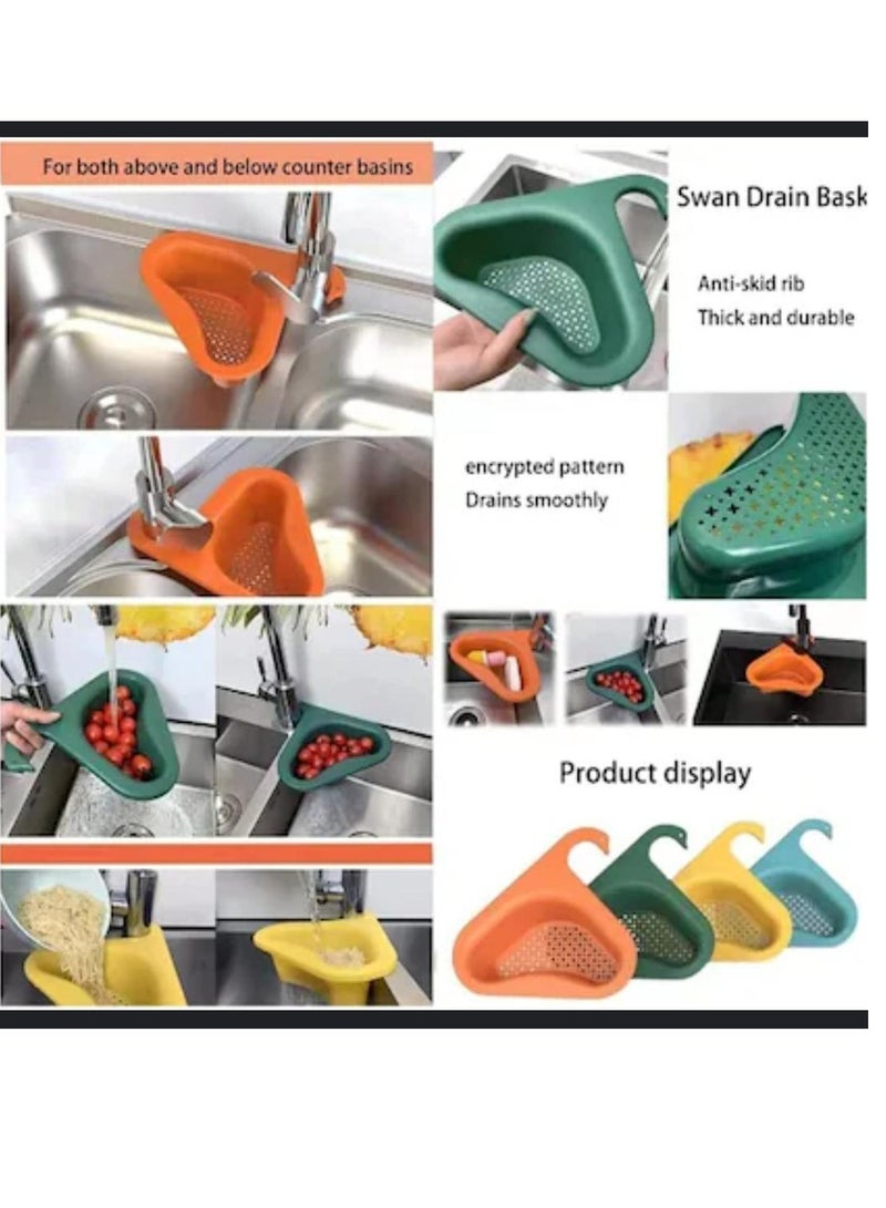 HL Swan Kitchen Sink Drain Basket Colander Strainer - Image 5
