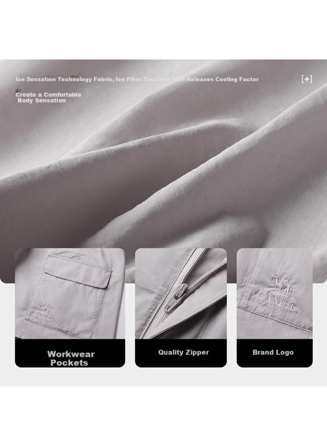 Camel Baby Matching Outdoor Quick-dry Sports Skirt Shorts Women's Half Skirt Summer Elastic Ice-cool Breathable Quick-dry Skirt Shorts - Image 4