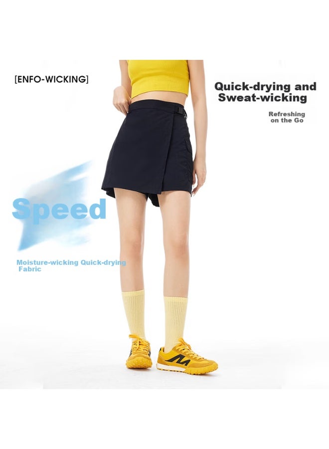 Camel Baby Matching Outdoor Quick-dry Sports Skirt Shorts Women's Half Skirt Summer Elastic Ice-cool Breathable Quick-dry Skirt Shorts - Image 2