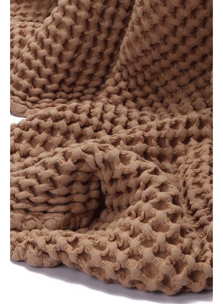 Nile Weave Elegant Egyptian Cotton Waffle Throw Blanket – ultra-soft, lightweight, and beautifully crafted. Enjoy luxurious comfort, breathable warmth, and timeless sophistication in any room. - Image 5