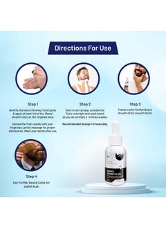 Formen 4X Powerful Beard Growth Oil For Thicker & Fuller Beard | 100% Natural Cold-Pressed Castor Oil, Jojoba Oil, Argan Oil | Improves Beard Volume, Texture - 50 Ml  - Image 4