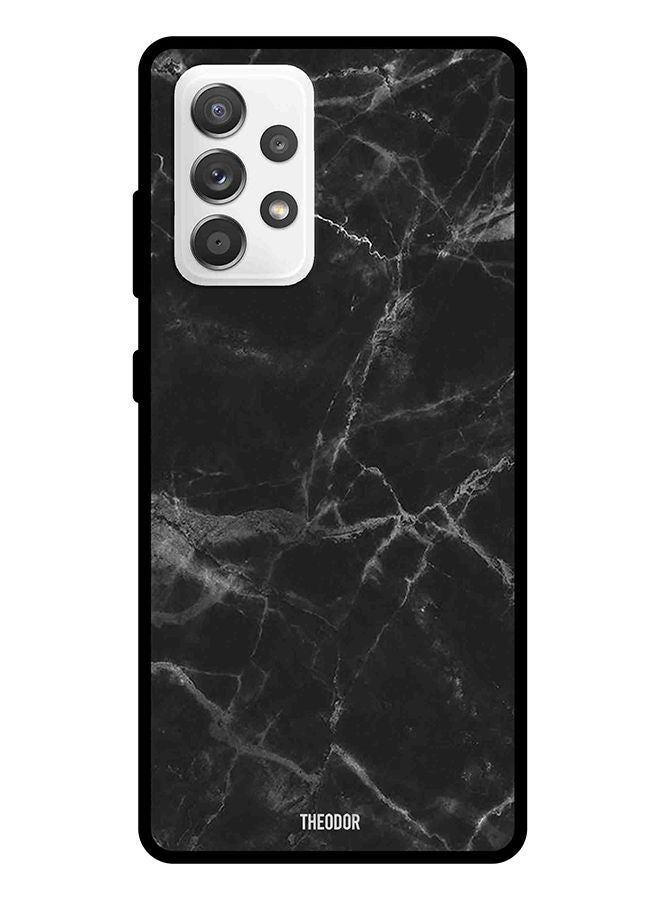 Theodor Protective Case Cover For Samsung Galaxy A52 black MArble - Image 1