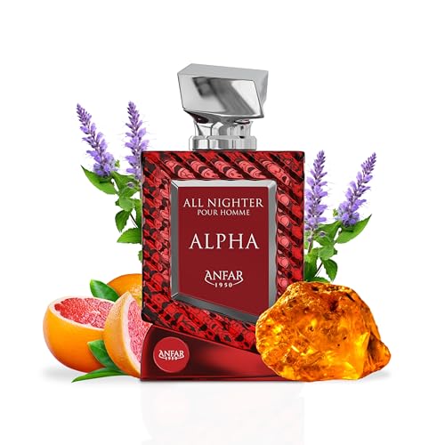 Anfar 1950 Alpha All Night Pour Homme 100ml EDP Perfume - Image 1