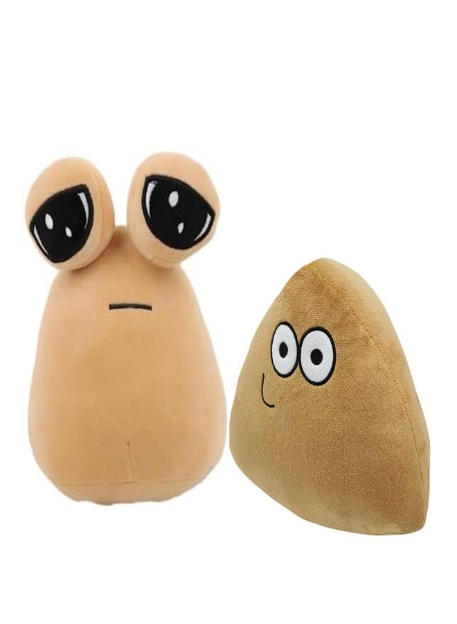 TechMax Solution Pou Alien Stuffed Cute Combo Plush Toy, Cute Kawaii Stuffed Alien Plush Doll for Birthday - Image 1