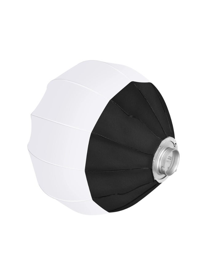 PULUZ 65cm Foldable Lantern Softbox with Bowens Mount – SpeedLite Flash Light Diffuser for Soft, Even 360° Lighting - Image 2