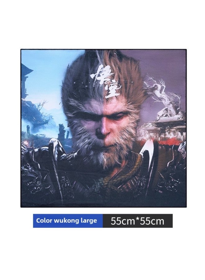 Camera Wrapping Cloth Hundred Patch Cloth Folding Cloth Self-adhesive Cloth Micro Single SLR Storage Cloth Magic Cloth Lens Protective Bag-Color:Sky Blue-Size:550*550  - Image 4