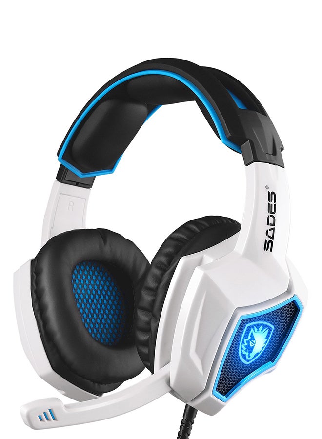Sades Wired Over-The-Ear Noise Cancelling Stereo Gaming Headset With Mic - Image 1