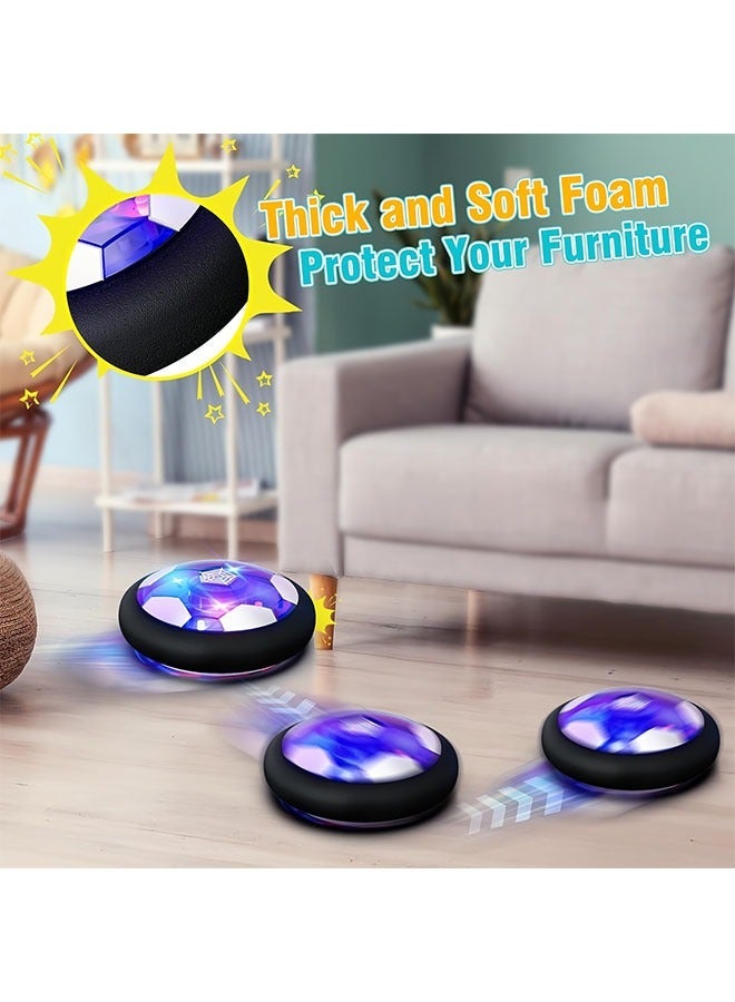 Hover Soccer Ball Kids Toy With Protective Foam Bumper And Colorful LED Lights For Boys Girls 3-12 Years, Aerodynamic Games - Image 5