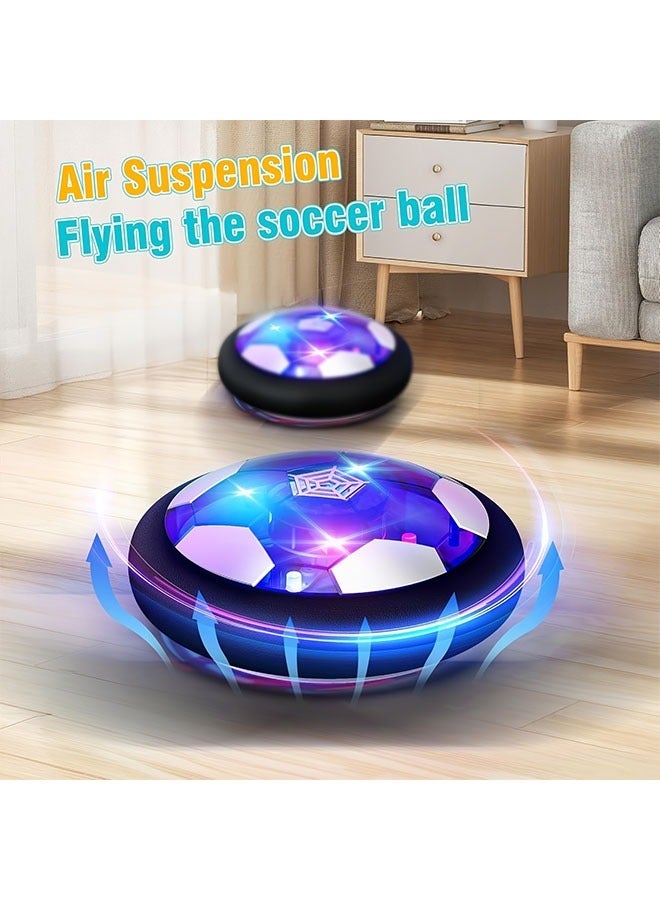 Hover Soccer Ball Kids Toy With Protective Foam Bumper And Colorful LED Lights For Boys Girls 3-12 Years, Aerodynamic Games - Image 4