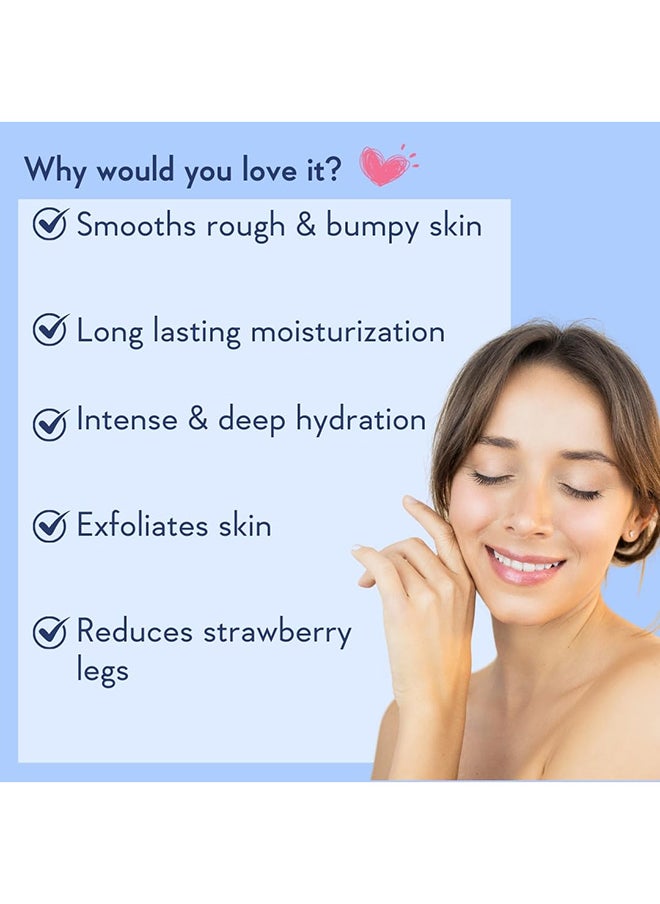 WishCare - 10% AHA + 1% BHA Body Lotion for Men & Women - Body lotion for dry skin - Detans, Smooths Rough & Bumpy Skin 200ml - Image 1