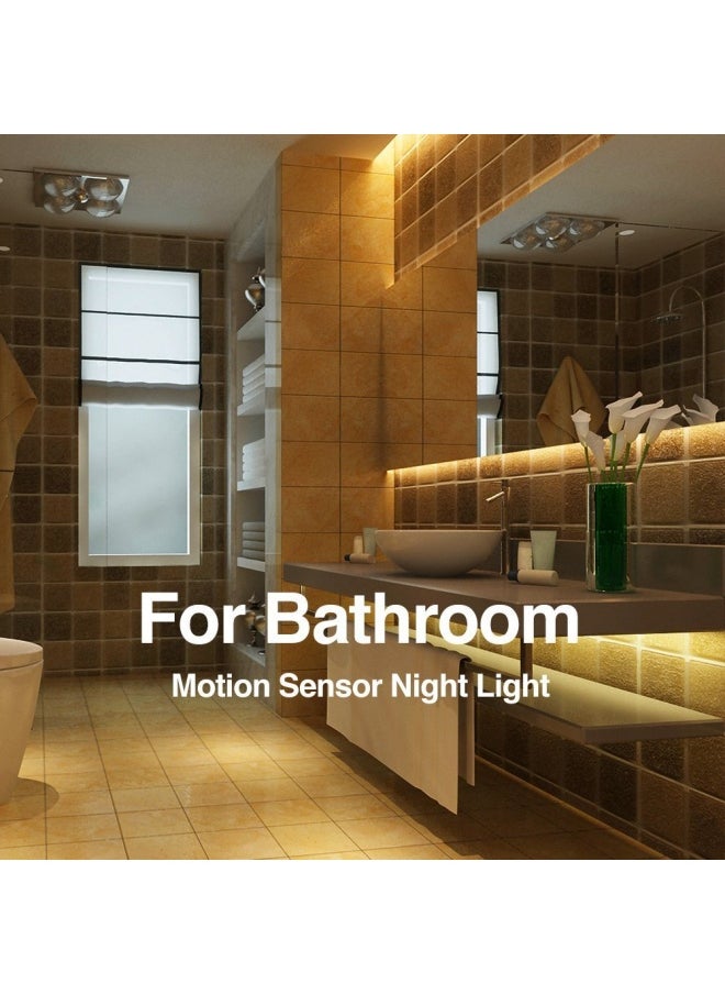Vansky - Flexible LED Strip Motion Sensor Night Light Bedside Lamp Warm Soft Glow - Image 1