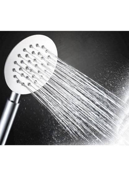 AMJ AMJ Premium ROUND SS304 Hand Spray Hand Shower Pack of 2 Chrome Finish  - Image 3