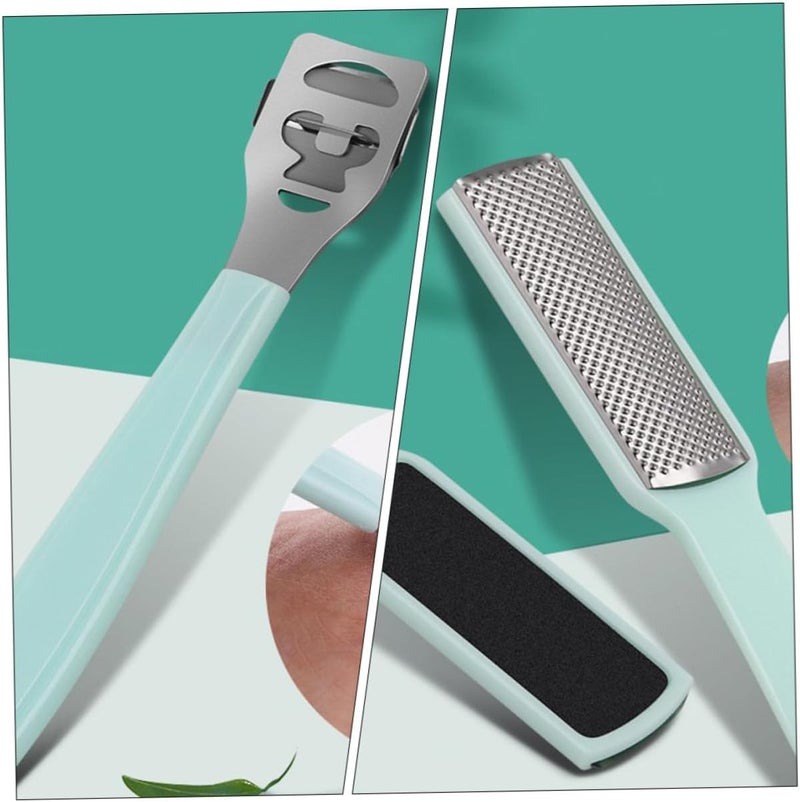 SHOWERORO 10-in-1 Foot Nail Trimmer and Exfoliating File Kit, Mint Green Pedicure Tools Set for Dead Skin Removal and Callus Care, Foot Care Accessories for Soft Heel Repair at Home - Image 4