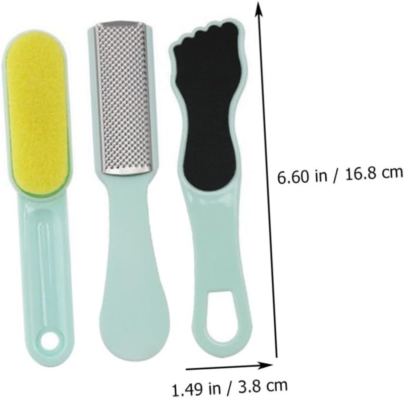 SHOWERORO 10-in-1 Foot Nail Trimmer and Exfoliating File Kit, Mint Green Pedicure Tools Set for Dead Skin Removal and Callus Care, Foot Care Accessories for Soft Heel Repair at Home - Image 2