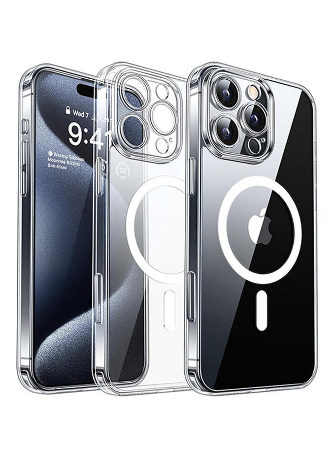 iPhone 16 Pro Max Case Magsafe, Strong Magnet, Upgraded Delay Yellowing, iPhone 16 Pro Max Cover, Military-Grade Protection, Scratch-Resistant, iPhone 16 Pro Max Cover Magnetic Compatible With Magsafe Clear