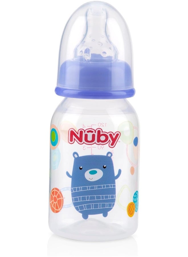 Nuby Nuby Printed Non-Drip Bottle, 4 Ounce, Colors May Vary  - Image 4