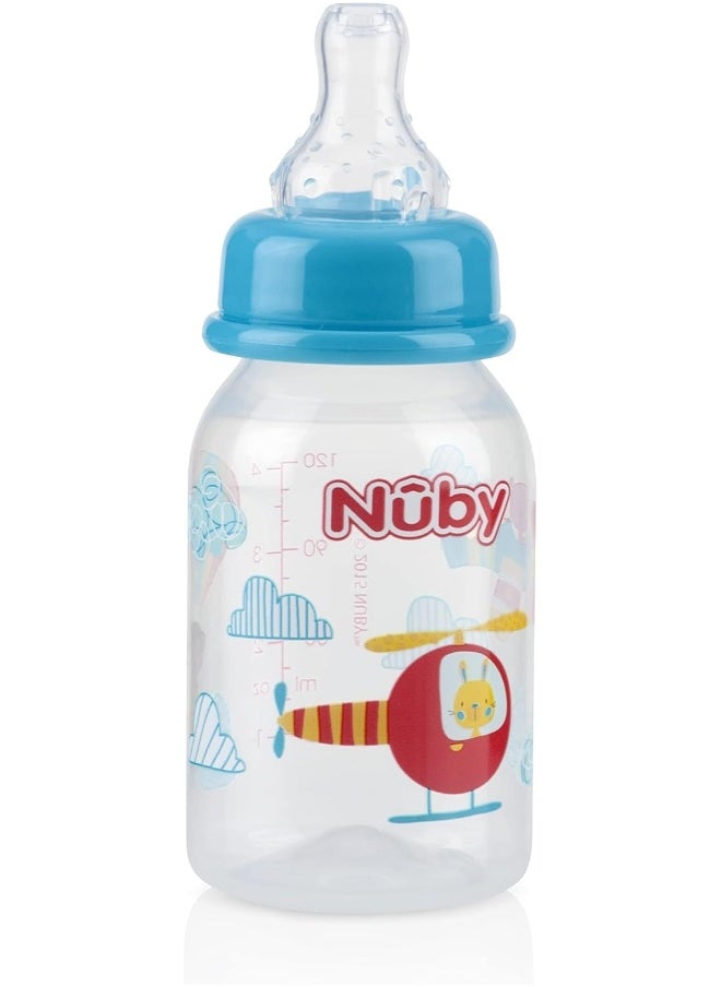 Nuby Nuby Printed Non-Drip Bottle, 4 Ounce, Colors May Vary  - Image 2