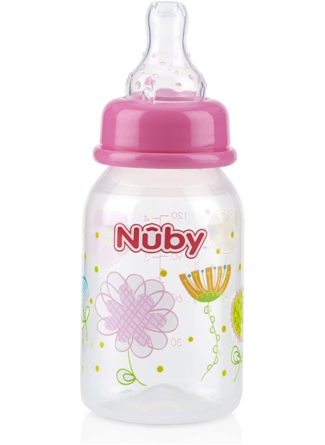 Nuby Nuby Printed Non-Drip Bottle, 4 Ounce, Colors May Vary  - Image 5