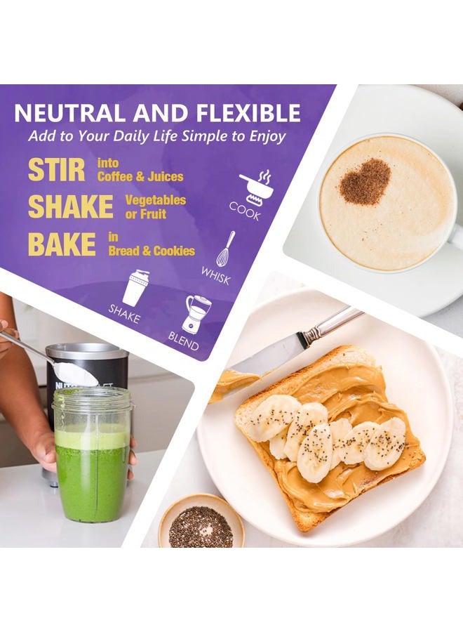Multi-Collagen Protein Powder 620ml Best Value - Blend of Grass-Fed Beef, Wild Fish, Patent Formula-TendoGuard -Chicken, Eggshell Collagen Peptides, Providing Type I, II, III, V and X. - Image 5