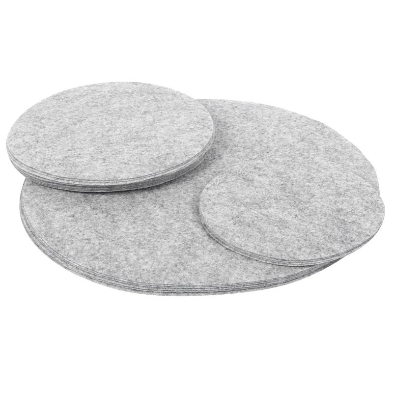 Soft Felt Plate Dividers Pan Separator Pads Cookware Bakeware Dish Pot Stacking ProtectorsGray 24PCS - Image 5