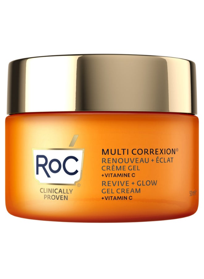 RoC MULTI CORREXION REVIVE + GLOW GEL CREAM 50ML EU  - Image 1