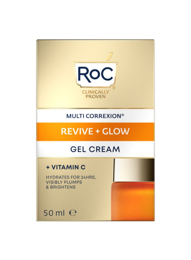 RoC MULTI CORREXION REVIVE + GLOW GEL CREAM 50ML EU  - Image 3