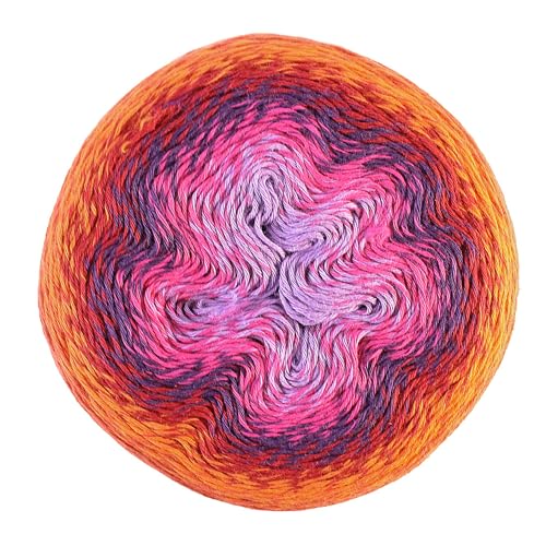 Scheepjes Whirl Yarn - 1000m Red Velvet Sunrise - Image 1