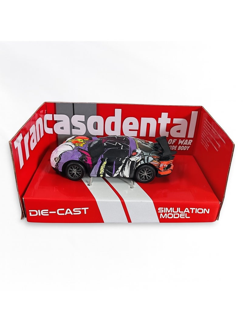 die cast Classic Non-Toxic Portable Diecast Unique Car Toy With Openable Doors For Kids 9.5 x 4 x 3.5 cm - Image 1