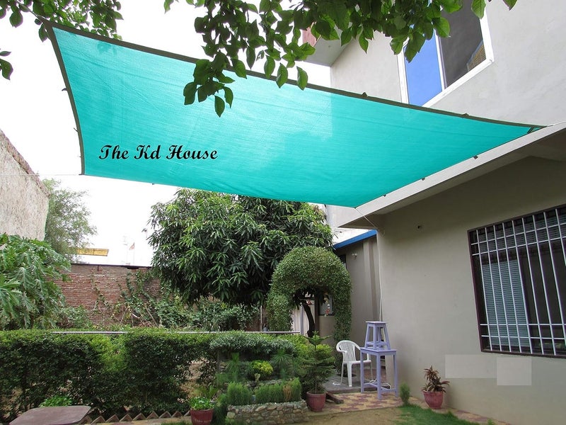 THE KD HOUSE SHADE NET make your household comfortable and cool by blocking 90 UV GARDEN NET sunlight and protecting from dust and outdoor element Made with knitted HDPE breathable fabric 12 X 15