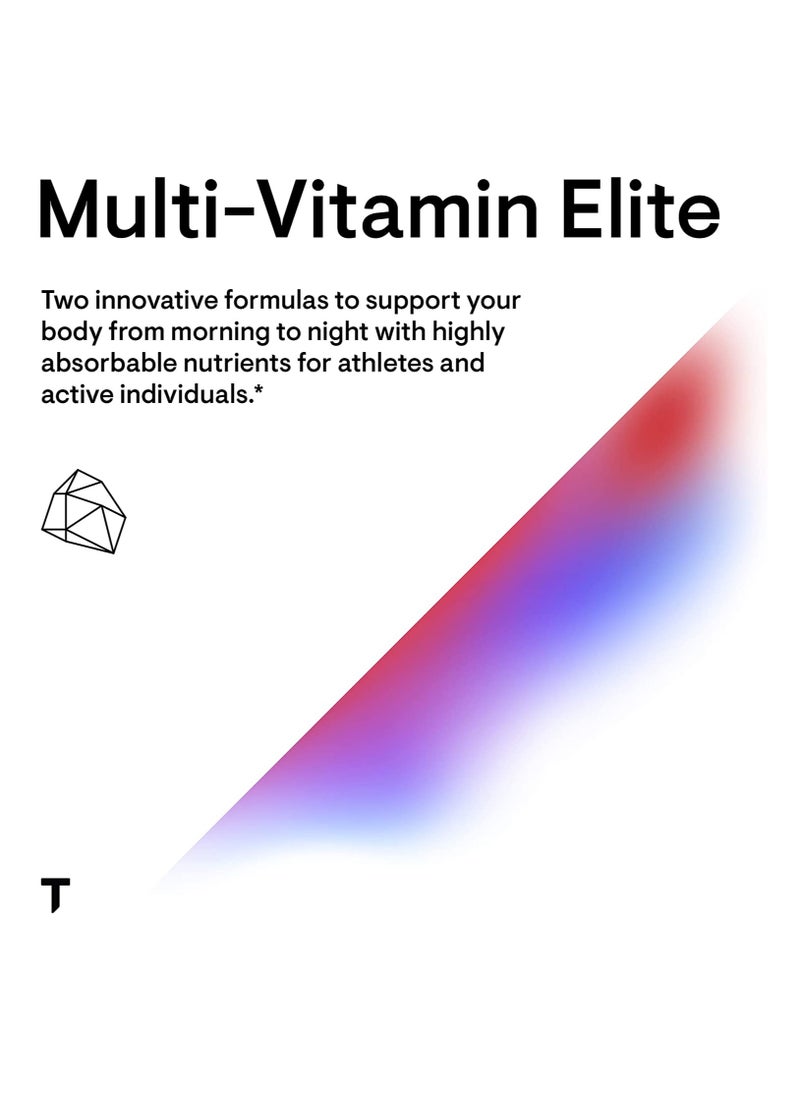 Thorne - 2 Bottles Multivitamin Elite A.M And P.M Dietary Supplement - 180 Capsules - Image 1