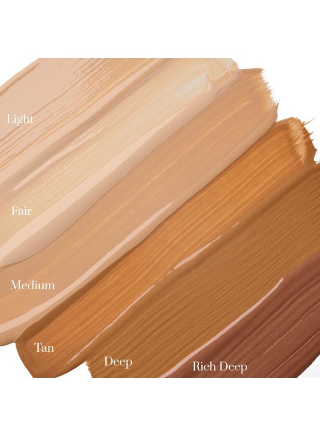 Colorescience واقي شمس معدني ملون FLEX SPF 50، تغطية قابلة للبناء بتعديل اللون مع أكسيد الزنك، دفاع بيئي ضد الضوء الأزرق والتلوث، لجميع ألوان البشرة، 1.8 fl. oz., لايت - Image 5