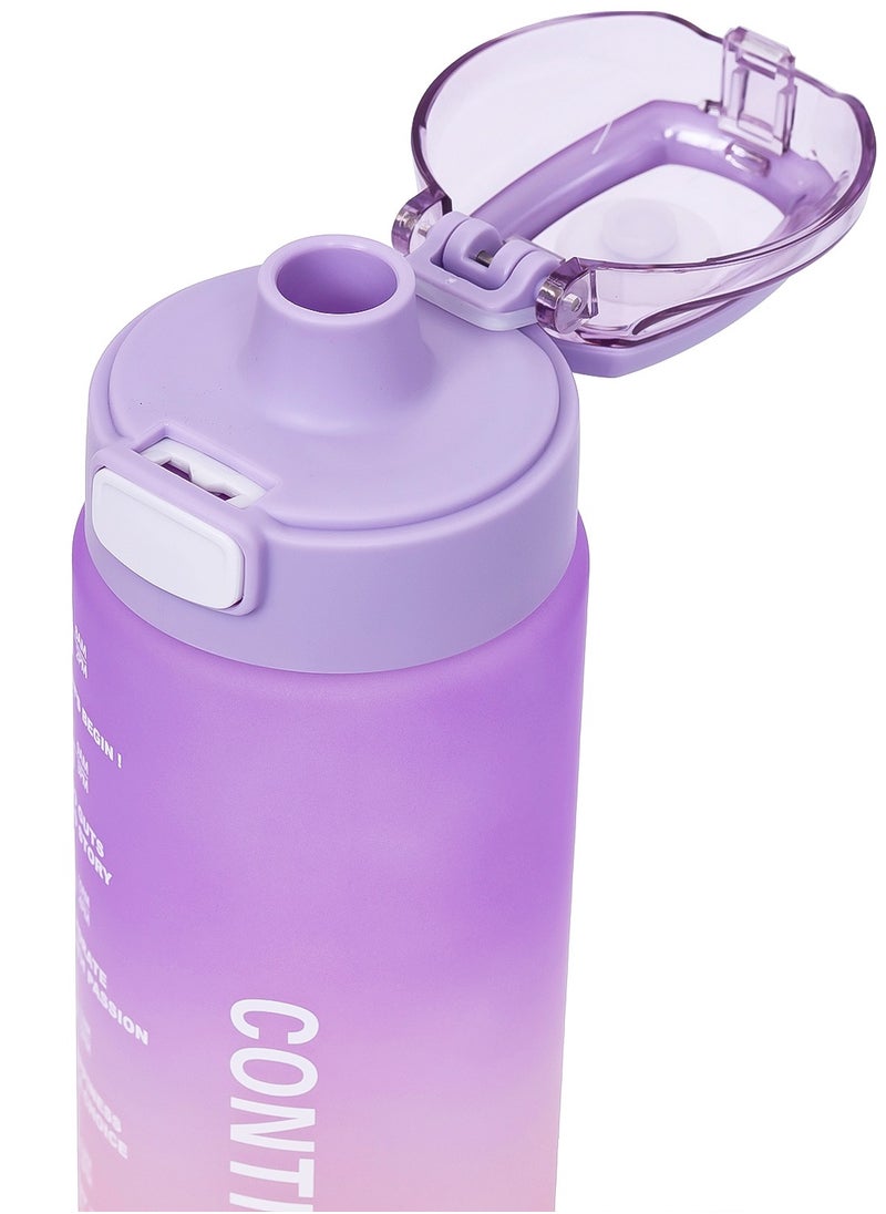 Eazy Kids Kids Water Bottle 1000ml - Purple  - Image 4