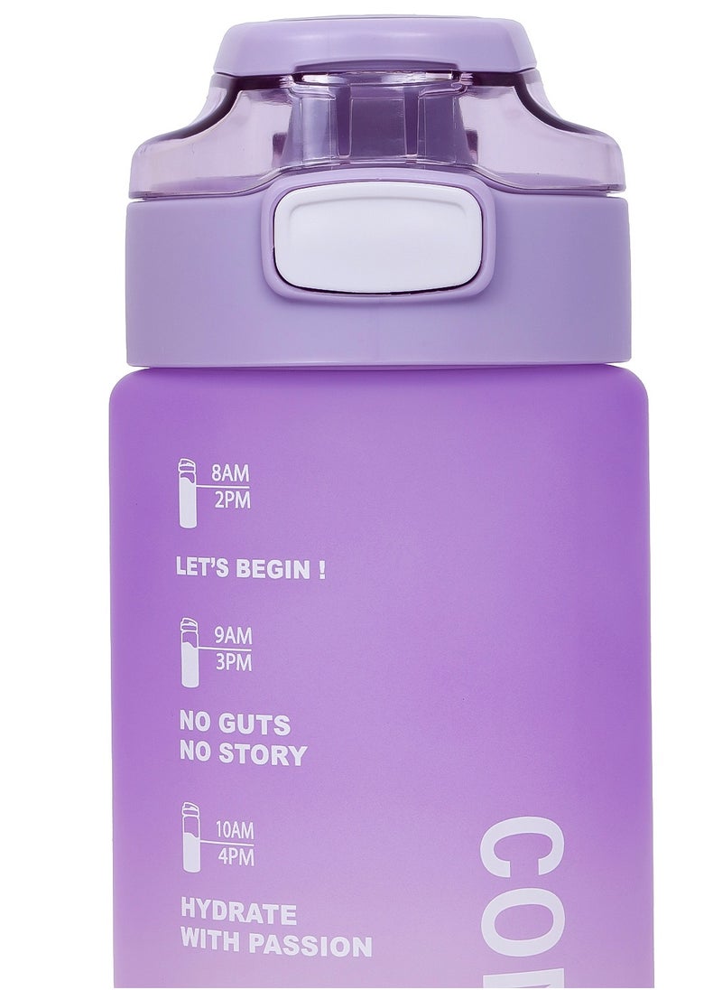 Eazy Kids Kids Water Bottle 1000ml - Purple  - Image 3