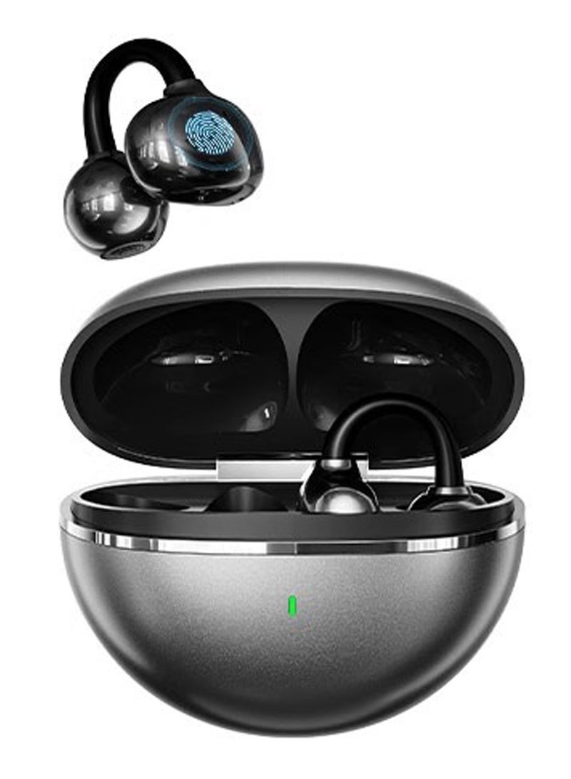 CoomBe Clip-On Earphones, Bluetooth Earphones, Ear Clip 9D Stereo OWS Sports Wireless Earphones, Stereo Music Heaophone, True Wireless Stereo Bluetooth Headset - Image 1