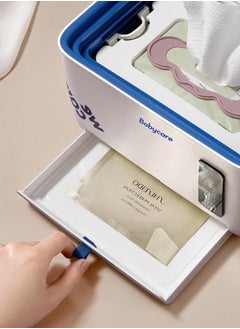 Babycare Babycare - Wipe Warmer and Wet Wipes, Pack of 2 (160 Pieces), BPA-Free, Non-Toxic, Gentle on Baby Skin, Moisturizing Formula, Soft and Thick Wipes, Temperature-Controlled Warmer, Hygienic Wipe Dispenser, Easy to Use, Ideal for Newborns, Safe and Effective Cleaning, Portable Design, Convenient Combo Pack, Nursery Essential  - Image 4