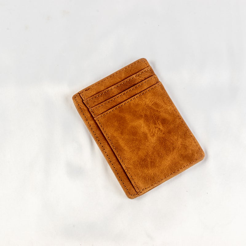 حاملة بطاقات جلد هافان تحتوي على جيوب متعددة للبطاقات - Image 2