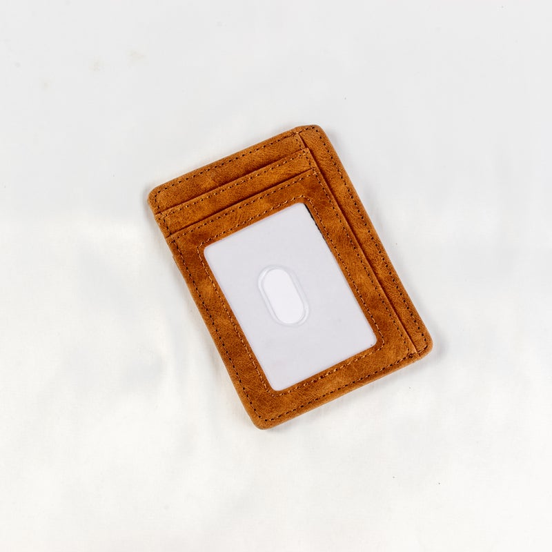 حاملة بطاقات جلد هافان تحتوي على جيوب متعددة للبطاقات - Image 1
