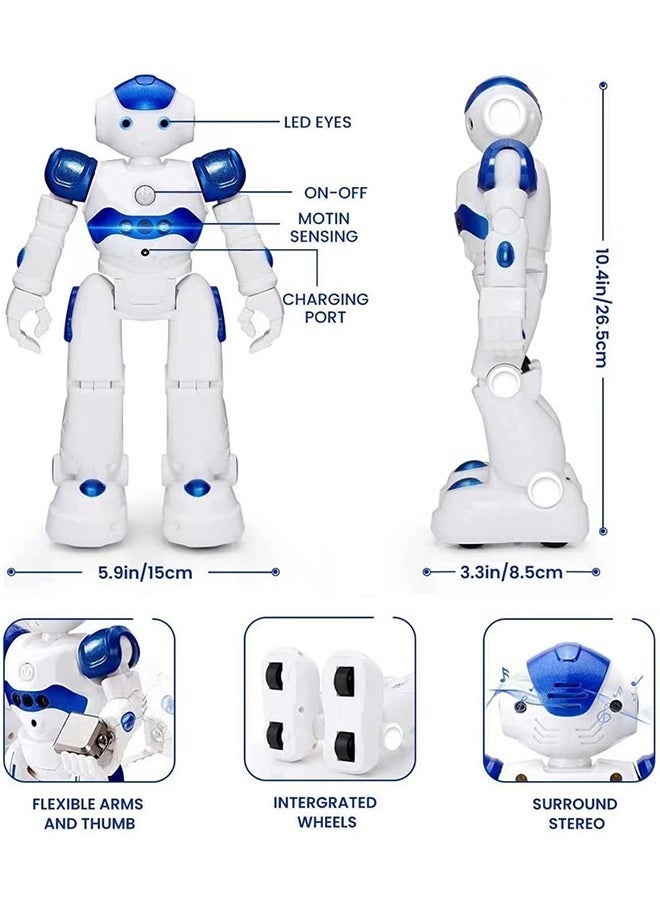 YelaJoy Robot Toys, Intelligent Remote Control Robots for Children, Rechargeable Programmable Robots with Gestures and Sensing, Walking and Dancing Robot Toys, Gifts for Boys and Girls over 3 Years Old  - Image 5